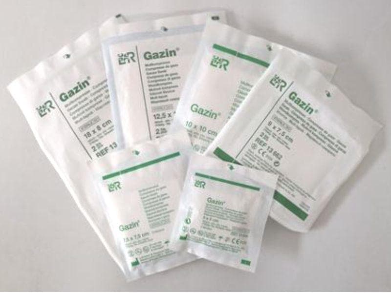 Mullkompressen 12-fach 5 x 5 cm steril 2 Stück