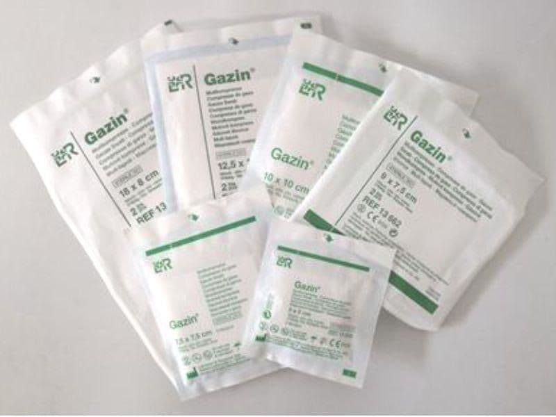 Mullkompressen 12-fach 10 x 10 cm steril 2 Stück