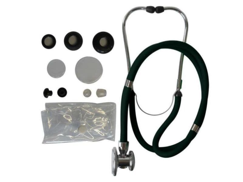 Stethoskop Rappaport Doppelkopf schwarz