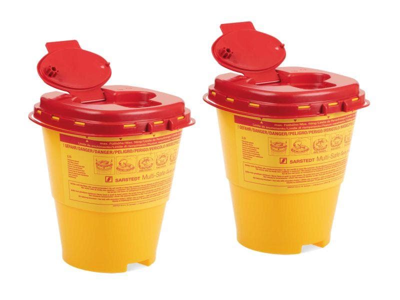 Entsorgungsbox groß 1.5 Liter für Kanülen